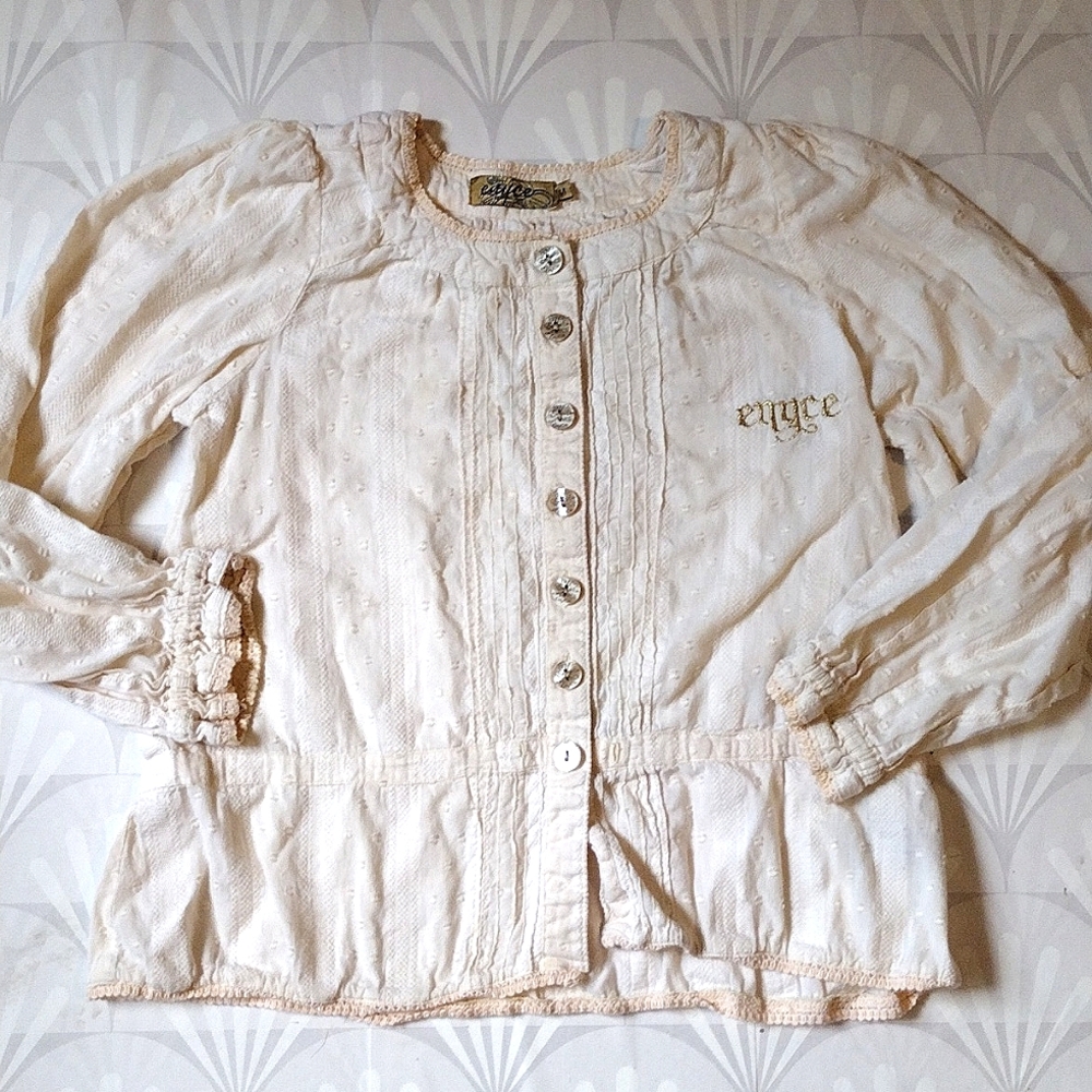 Enyce girls  peasant top